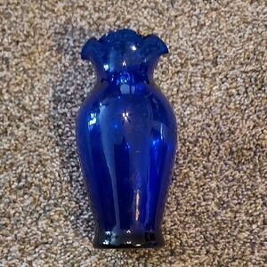 Vintage Cobalt Blue Vase